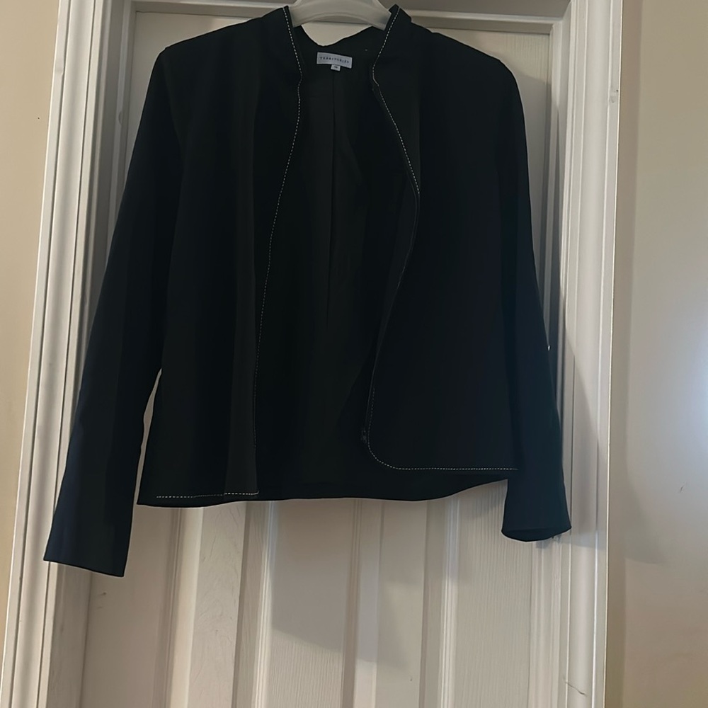 Plus Size Business Black Blazer